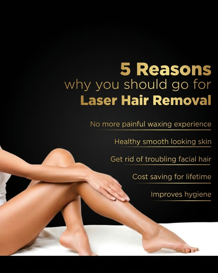 5 reasons to choose laser hair removal for smoother-looking skin