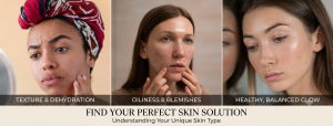 oily vs combination vs dry skin